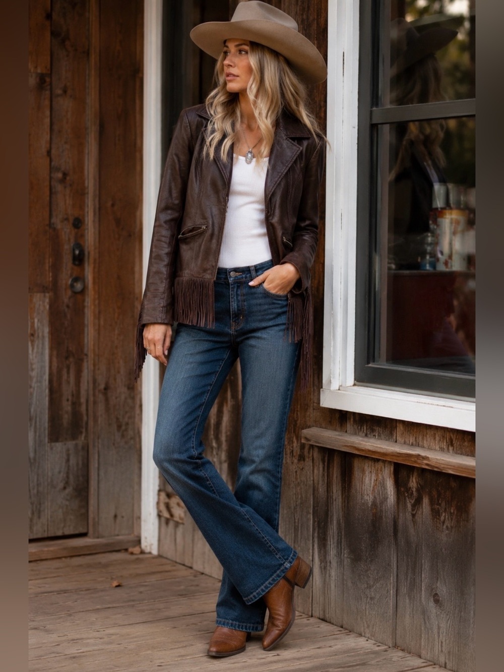 Scully Leather Fringe Jacket